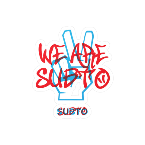 Limited Edition - We Are Subto Waterproof Sticker - Summer 2023
